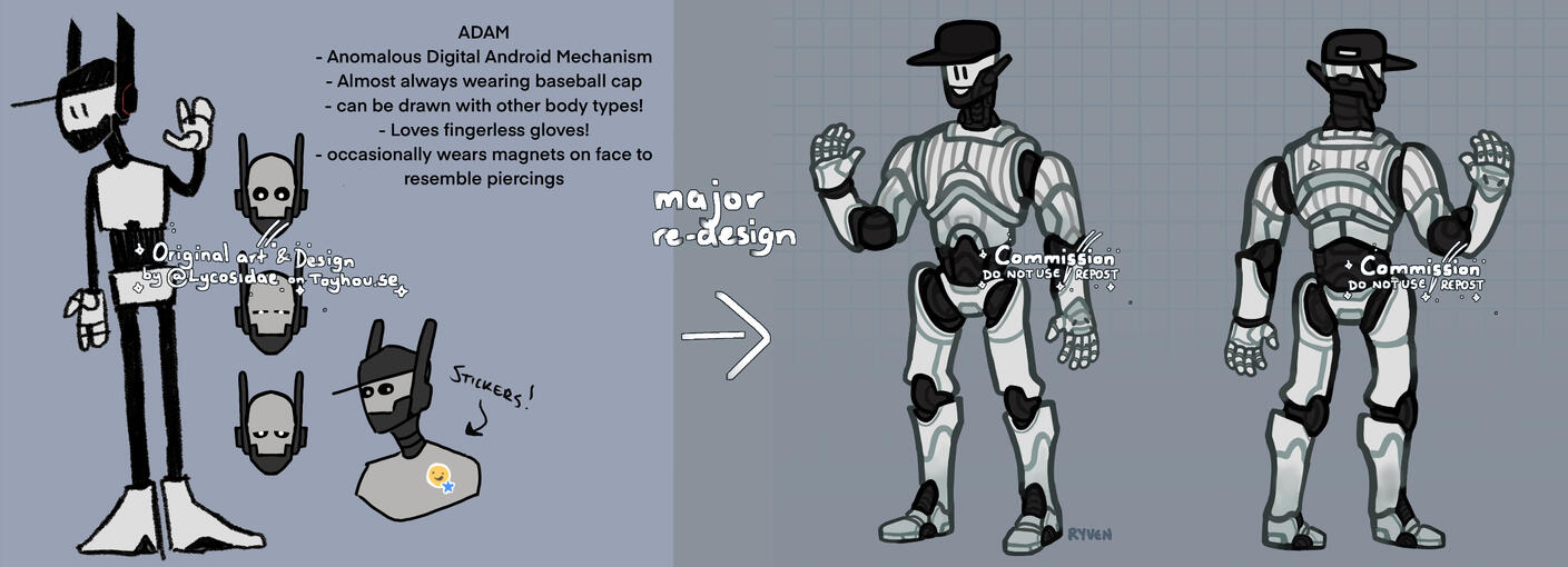 Example of a Major re-design