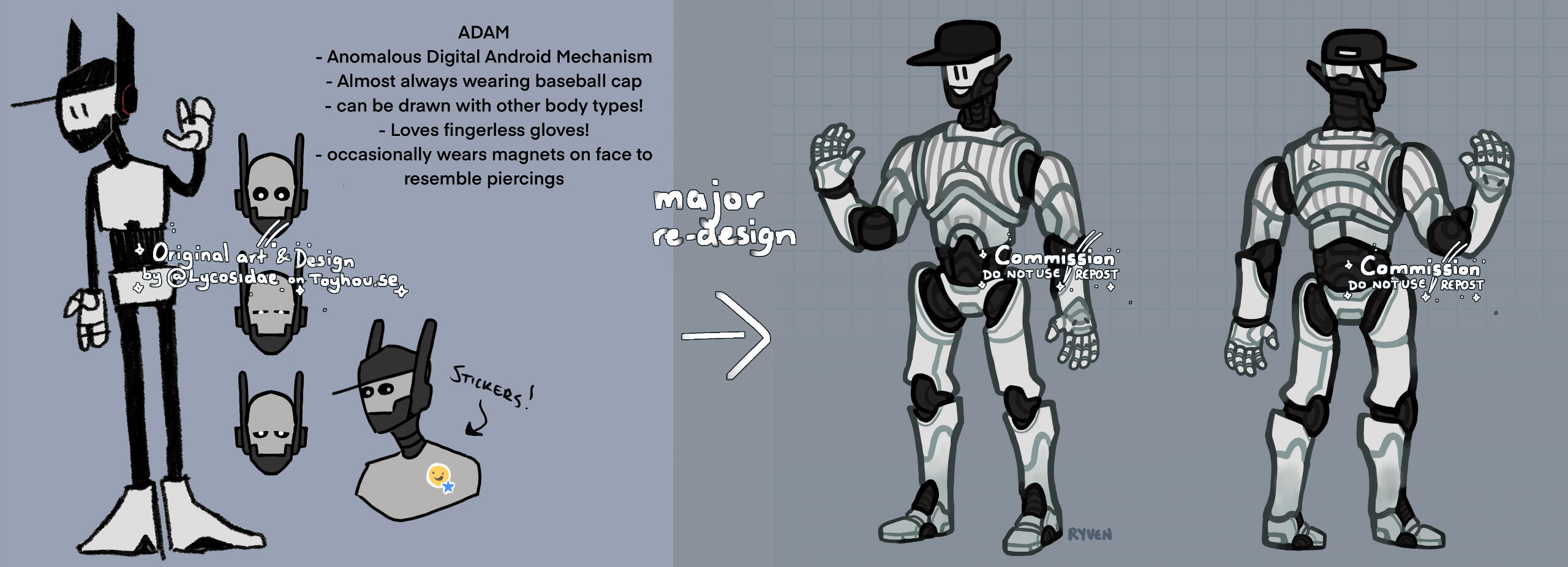 Example of a Major re-design Example of a Major re-design